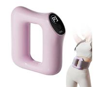 Multifunctional Full-Body Massager Ring, 2025 Upgraded Portable Full-Body Fat Burning and Shaping, Ergonomic Electric Fascia Massager 3 Modes 5 Levels of Intensity Massage (pink)