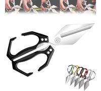 Multifunctional Heavy-Duty Kitchen Shears, Heavy Duty Kitchen Scissors for Food with Ergonomic Handle, Stainless Steel Meat Scissors for Meat, Poultry, Seafood, and Food Prep (Black)