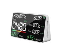 Multifunctional Household Air Quality Detector LED Display CO2 Tester with Carbon Dioxide TVOC HCHO
