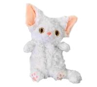 Multifunctional Pencil Case, Adorable Cat Pencil Case, Plush Pencil Case, Large Capacity Pencil Box, Cat-Shaped Pencil Box for Kids Children Girls School Supplies (Black, White, Black and White)