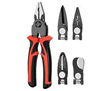 Multifunctional Pliers, Needle Nose Pliers, Interchangeable Pliers, Heavy-Duty Pliers, Steel Hand Tool Pliers, Electric Cable Stripping Pliers, Cutting and Crimping Pliers, Pliers