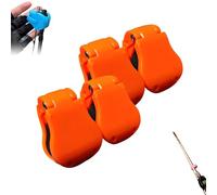 Multifunctional Rod Holder, 2026 New Upgrade Portable Beach Fishing Pole Holder, Pressure-Resistant Protection, High-Elastic Band, Accessories for Various Sizes Poles(Orange)