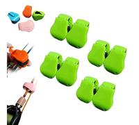 Multifunctional Rod Holder - Secure Carrier & Tangle-Free Organizer for Fishing Rods, Rubber Pole Clips, Pressure-Resistant Protection, High-Elastic Band (Green,8Pcs)
