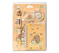 Multifunctional School Stationery Supplies for Student Includes Multicolored Ballpoint Pen White Out Corection Tape Children's Homework Supplies