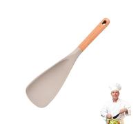Multifunctional Spatula Cooking Spoon, Multifunctional Silicone Cooking Scoop Spoon, for Cooking Heat Resistant Utensils and Nonstick Cookwares, Scooping & Serving So Much Easier (Khaki,Small)