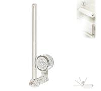 Multifunctional Sucker Hanging Rod, Adjustable Multi-Functional Suction Cup Paper Towel Holder, No Drill Mounted Hand Towel Holder, for Bathroom, Kitchen (White-L)