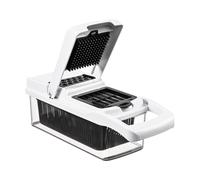 Multifunctional Vegetable Cutter - 13.78 Inch Mandoline Slicer | ABS Stainless Dicer - Food Chopper Drain Basket, Manual Potato Onion Salad Grater Is Ideal for Efficient Daily Kitchen Cooking