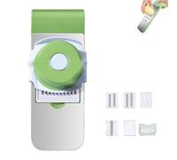 Multifunctional Vegetable Cutter, Adjustable Vegetable Cutter with Stainless Steel Blades, Manual Food Cutters & Dicer, for Kitchen Vegetables, Meal Prep (Without the box)