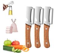 Multifunctional Vegetable Peeler, Stainless Steel 2-in-1 Multifunctional Fruit Peeler with Bottle Opener, Sharp Blade Kitchen Tool For Potato, Carrot, Apple & Orange, Ergonomic Easy Peelers (3Pcs)