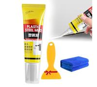 Multifunctional Waterproof White Caulk with Scraper, 150ML Caulking Sealant for Kitchen Bathroom, Stronger Adhesion White Caulk for Window Toilet Sink Caulking Sealant (1Set)