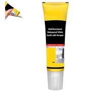 Multifunctional Waterproof White Caulk with Scraper,Stronger Adhesion Caulking Sealant for Kitchen/Bathroom,Sink Caulking Sealant,White Caulking Silicone Waterproof,Quick-Drying Shrink Crack Proof (1)