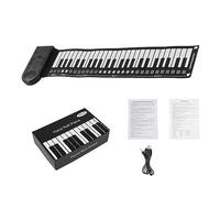 Multifunzionale 49 Tasti Pianoforte Elettronico Pieghevole Portatile Strumento Musicale Per Principianti Bambino Adulto