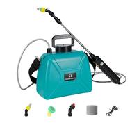 Multifunzionale 5L Elettrico Spruzzato Per La Pulizia Della Pianta Pet 3 Sistemi Ugelli Telescopici Asta Montata A Spalla Per Il Giard