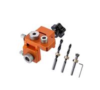 Multifunzionale Alluminio Doweling Hole Guide Jig Set per Cabinet Splicing Drilling Template Drill Guide per legno