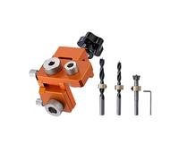 Multifunzionale Alluminio Doweling Hole Guide Jig Set per Cabinet Splicing Drilling Template Drill Guide per legno