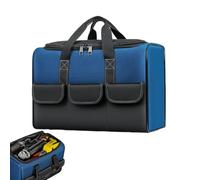 Multifunzionale Borsa Porta Attrezzi, Borsa Portatile Borsa Elettricista, Resistente All'usura E Forte, Extra Spessa, Portatile, Realizzata In Tessuto Oxford, 3 Tasche Sul Fronte E Sul Retro