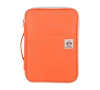 Multifunzionale Business A4 Borsa portadocumenti impermeabile con chiusura lampo, Oxford impermeabile e organizer da viaggio (arancione)