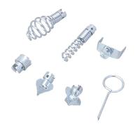 Multifunzionale Efficiente 7pcs Pulitore di Scarico Unogging Cutter Head Set per l'impianto idraulico e la macchina di dragaggio del tubo Uso Spring Fit Cutter