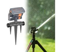 Multifunzionale leggero a sprinkler oscillante regolabile con 16 ugelli