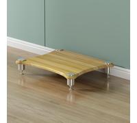 Multifunzionale Media Stand 1/2/3/4 Tier AV Console Legno Stereo Rack Angolo Mensola per Giradischi HiFi Tower Storage 60x48x10 cm Colore A Stylish Home nizer