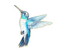 Multifunzionale Metallo Smaltato Colibrì Spilla Pin per Abiti Cappelli Vivace Accessorio Colorato Donna Gioielli Regalo Cappello Decorazione, Misura unica, come descritto