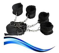 Multifunzionale Nero Nylon Elastico Multi Anello Fibbia Mano E Gamba Cinturina Di Allenamento, Gamba Yoga, Regalo Di Coppia - K03