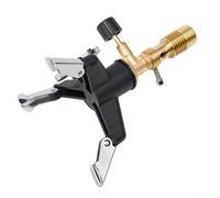 Multifunzionale Ottone Bunsen Bruciatore Luce Gas Torcia per Laboratorio e Campeggio Uso Portatile Stufa Rame Nero 9x7x3cm Design Compatto Forniture di Cottura Esterna Kit