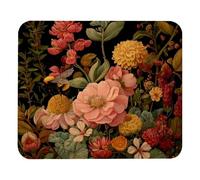 Multifunzionale Tappetino per Il Mouse Flowers And Bee Gaming Mousepad Tappetino per Mouse 25x30cm per Ufficio,Laptop,PC
