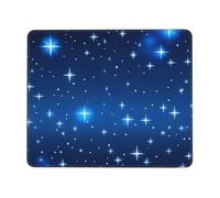 Multifunzionale Tappetino per Il Mouse, Star Blue Pattern, Antipolvere Tappetino Mouse, Mousepads, 25X30cm, Ufficio, Laptop, Casa