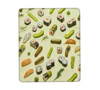 Multifunzionale Tappetino per Il Mouse, Sushi Dill Pickles, Confortevole Tappetini Mouse, Mousepads, 25X30cm, PC, Ufficio, Casa