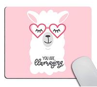 Multifunzionale Tappetino per Il Mouse You Are Llamazing Llama Quote Gaming Mousepad Tappetino Mouse 25x30cm per PC,Computer,Notebook