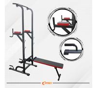 MULTIFUNZIONALE TORRE ALLENAMENTO CHIN UP HOME GYM FITNESS SUPPORTO BILANCIERE