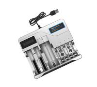Multifunzione 3.7V Dock di Ricarica Della Batteria Per 18650 26650 16340 14500 Indipendenti Slot Controllo Protezioni di Sovraccarico Caricabatteria
