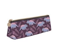 Multifunzione Astuccio per Matite Cute Dinosaur And Leaves Pattern Astucci Portamatite Cartoleria Organizer per Scuola Adulto Adolescente