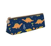 Multifunzione Astuccio Scuola Cute Dinosaur And Leaves Pattern Astucci Cancelleria Custodia Porta Cancelleria per Scuola Studenti Università