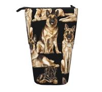 Multifunzione Astuccio Shepherd German Dog Print Astucci Cancelleria Borsa per Matite per Scuola Matite Studenti