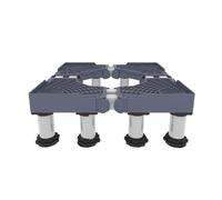 Multifunzione Base per Lavatrice, Base per Frigorifero Lunghezza/Larghezza 42cm-66cm Altezza 18cm-21cm Supporti 200kg Supporto Regolabile per Frigorifero Lavatrice Asciugatrice 8 Piedini Gray
