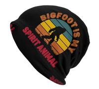 Multifunzione Beanie Berretti Bigfoot Is My Animal Sasquatch Bigfoot Skull cap Slouchy Slouch Beanie Hat per Sci, Running, attività All'Aperto
