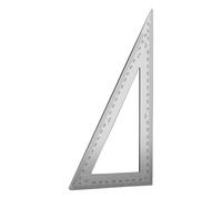 Multifunzione Carpenter Square Stainless Steel Triangolare Righello Doppia Scala Laterale per la Lavorazione Del Legno Misura Disegno Triangolo