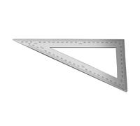 Multifunzione Carpenter Square Stainless Steel Triangolare Righello Doppia Scala Laterale per la Lavorazione Del Legno Misura Disegno Triangolo