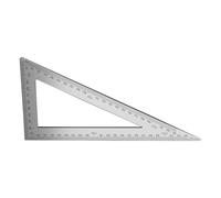 Multifunzione Carpenter Square Stainless Steel Triangolare Righello Doppia Scala Laterale per la Lavorazione Del Legno Misura Disegno Triangolo