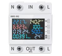 Multifunzione Digitale 8 in 1 con Display LCD a Colori per DIN-RAIL [KWS-302]