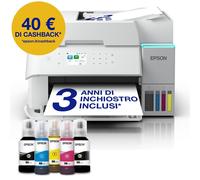 Epson EcoTank ET-3956 Stampante multifunzione Inkjet A4 Wi-Fi Colore Bianco
