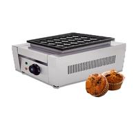 Multifunzione Mini Piastra Elettrica per Waffle E Pancake, Pancake Elettrica Antiaderente Multiuso, In Acciaio Inossidabile E Alluminio, Facile Da Pulito(Single)