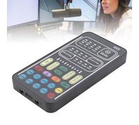 Multifunzione Portatile Voice Changer Scheda Audio 8 Modalità Effetti Plug Play Alta Compatibilità per Gioco Anchor Computer Dispositivi Mobili