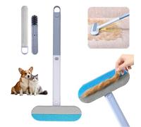 Multifunzione Togli Peli Animali con Manico Lungo, 4 in 1 Spazzola per Gatti e Cani, Spazzola Leva Peli Animali Rimovibile, Pet Hair Remover per Mobili, Tappeti, Abbigliamento e Biancheria da Letto