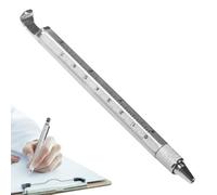 Multifunzione Utility Pen - Silver Engineering Tool, Compact Gadget, Heavy Duty Travel and Outdoor Use, Versatile Everyday Carry Instrument | Handy Adventure Activity Tool for Writing and Repairs