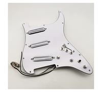 Multifunzione White SSS Guitar Pickguard Humbucker Hot Track Pickups Cablaggio Set Di Pentole Push-pull Battipenna precablati Set