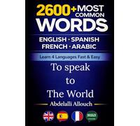 Multilingual dictionary: English - Spanish - French - Arabic