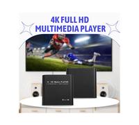 Multimedia Player Full HD 4K USB External Media Player TV Box with Media HDD Player EU Plug